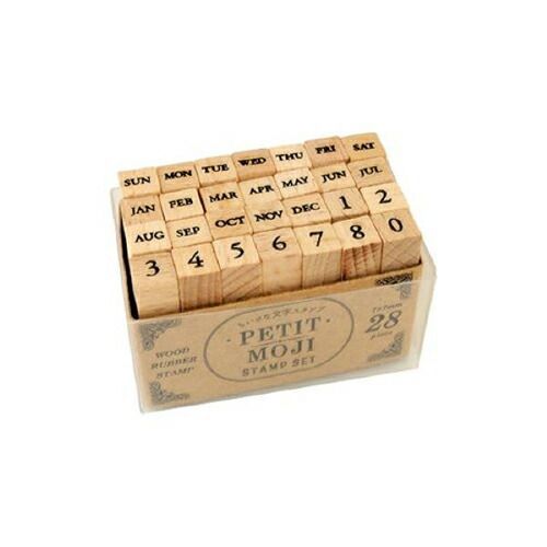 (まとめ）#こどものかお スタンプ プチ文字スタンプセット 1228-013 【×10セット】