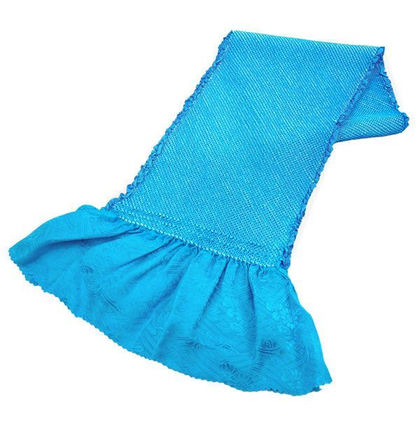 振袖用 正絹 総しぼり 帯揚げ ブルー系 水色 oa-102 絹100％ シルク ブルー 水色 青 ターコイズブルー ブルー系 総絞り しぼり 絞り 振袖 成人式 京都うさぎ堂