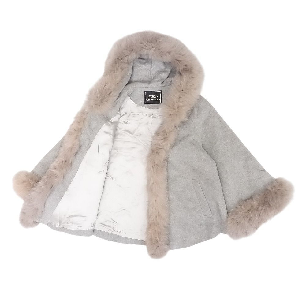 GRACE CONTINENTAL フォックスファーコート 希少！☆Grace continental