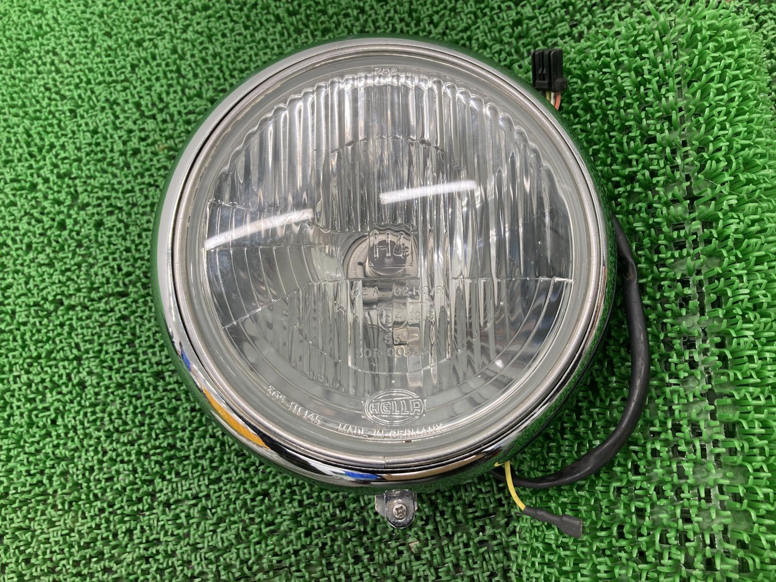 FLSTC1340 ヘッドライト 302-111145 ハーレー 純正 中古 バイク 部品 ソフテイル 7インチ H4 HELLA 89-96年モデル 車検 Genuine