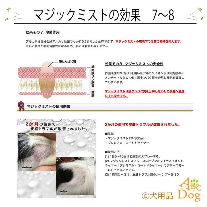 犬用品 マジックミスト 詰め替え用1000ml 1本 - 犬用品abcdog