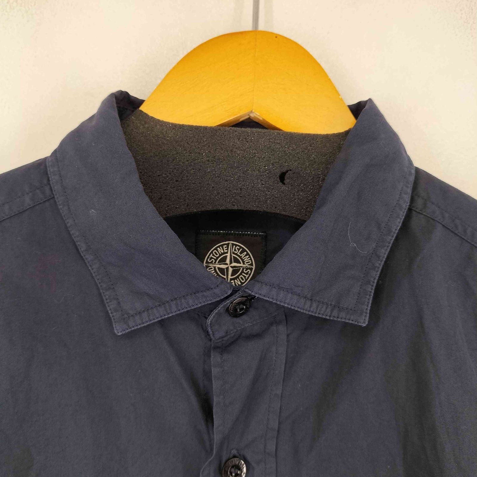 ストーンアイランド STONE ISLAND ルーマニア製 コットンレギュラーカラーシャツ メンズ JPN：L 