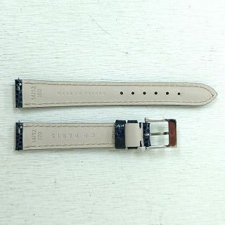 カミーユ　フォルネ　腕時計　バンド　レザー　14/12 ネイビー　フランス製 カミーユ フォルネ 腕時計 バンド ベルト レザー 14 / 12