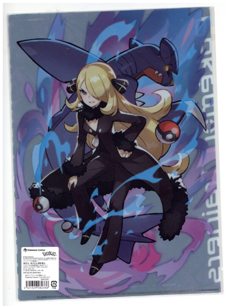 ポケモン A4クリアファイル2枚セット Pokemon Trainers ヒカリ&シロナ