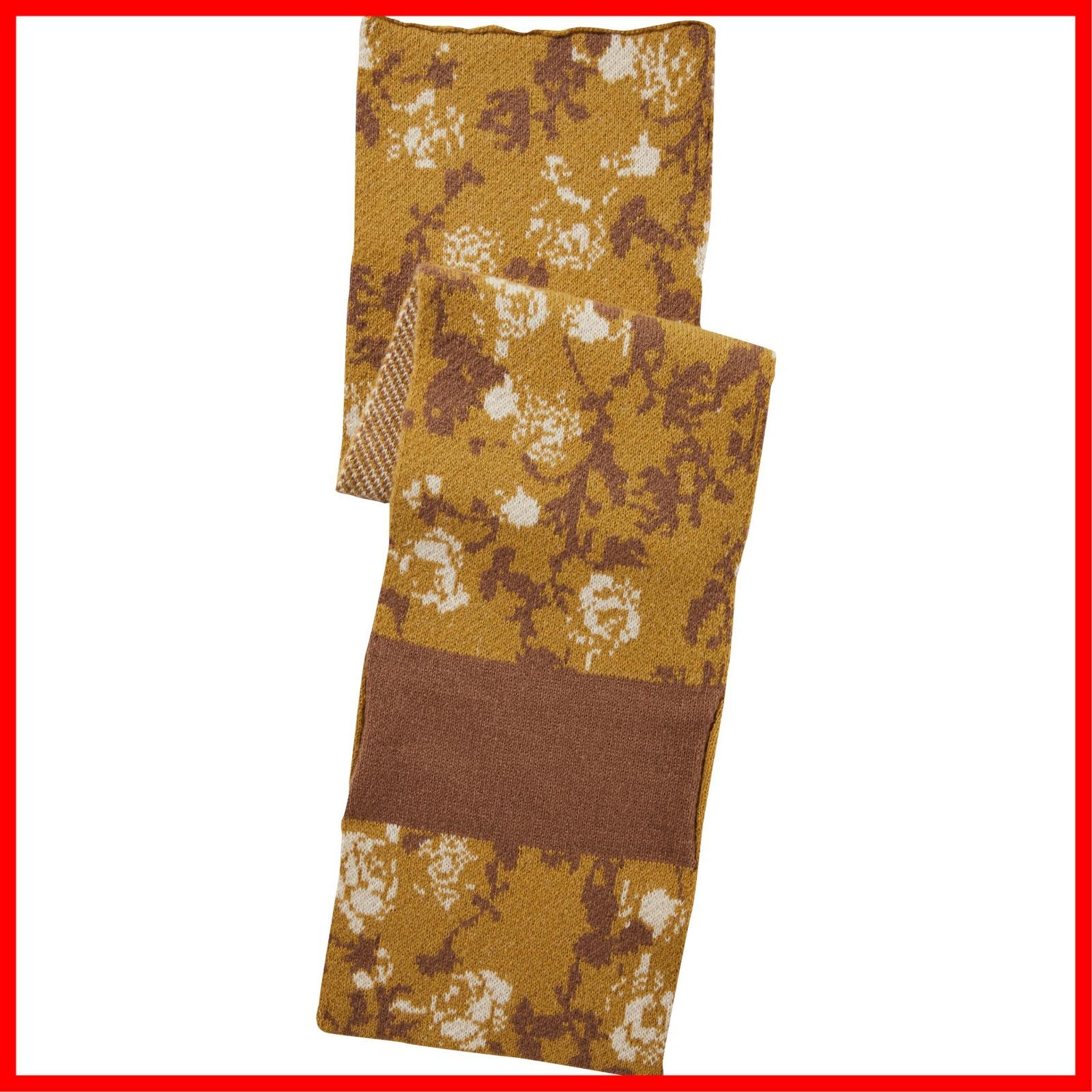 防寒 柔らかい コンパクトフラワー 通すだけ レディース ニット マフラー 24-302-76166 ムーンバット ネックウォーマー 76165 ミックスファクトリー