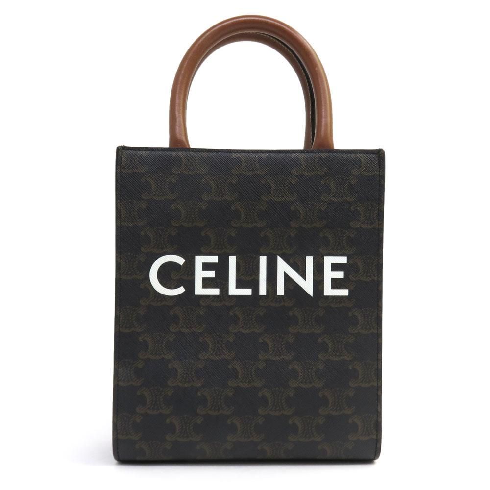 CELINE セリーヌ ミニバーティカル トリオンフ キャンバス CELINE カバ