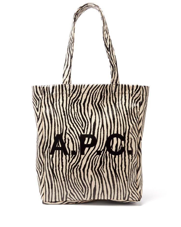 A.P.C. ゼブラ Lou トートバッグ アーペーセー APC zebra - セレクト