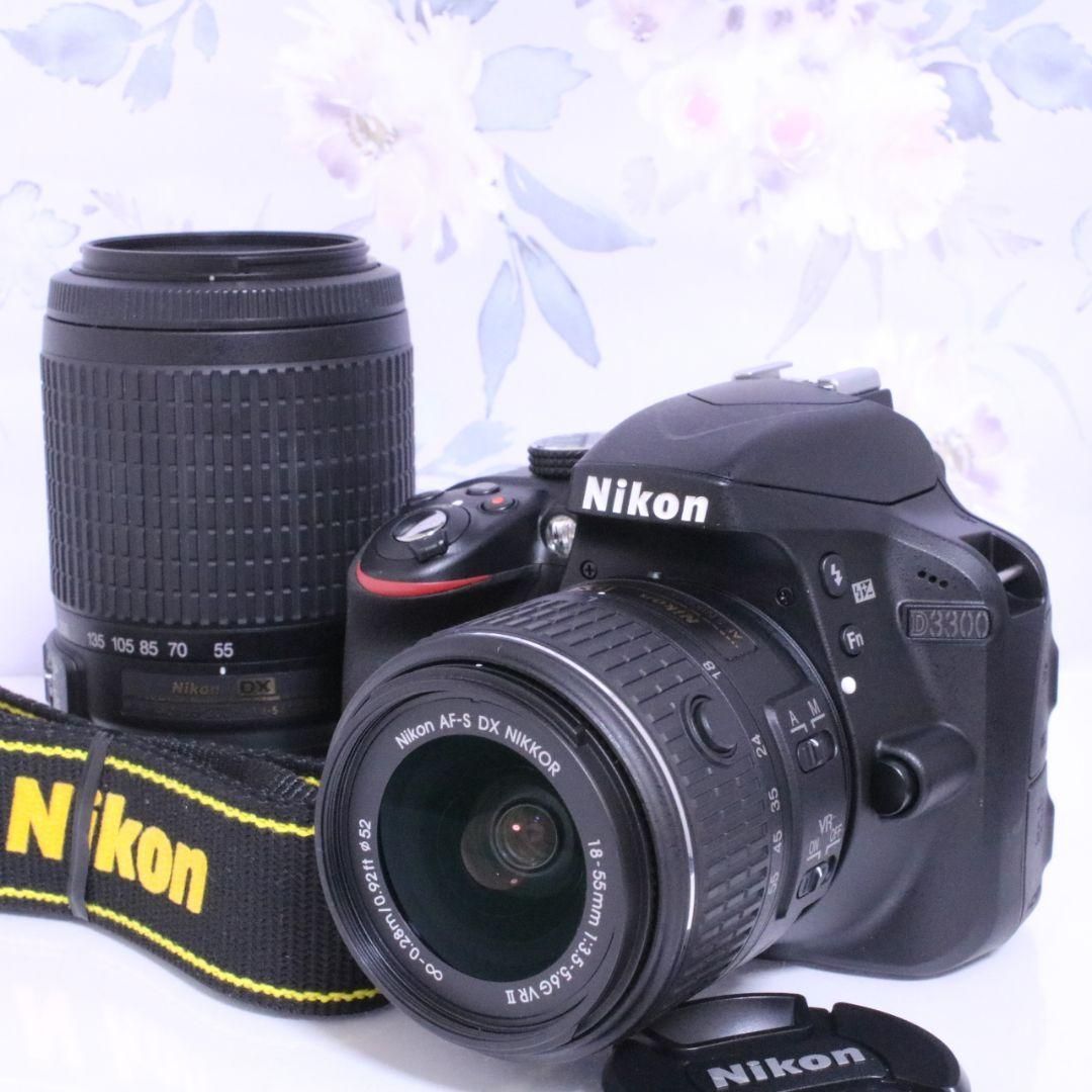 シャッター数少なめ✨Nikon D3300 初心者でも使いやすい 簡単操作 人気 シャッター数少なめ☆Nikon D3300 初心者でも使いやすい 簡単