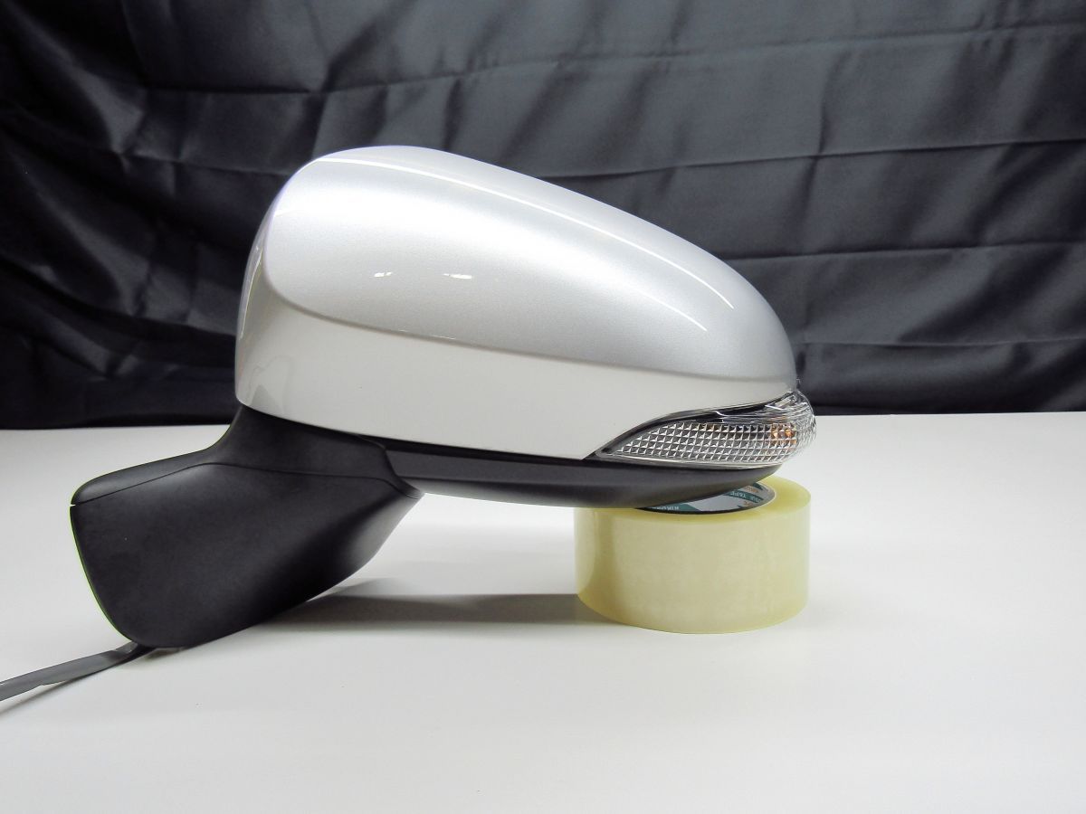 トヨタ 160 カローラフィールダー 前期 純正 左 ドアミラー 8P ZRE162G シルバー 1F7 87940-12J90 助手席側 E16 アクシオ