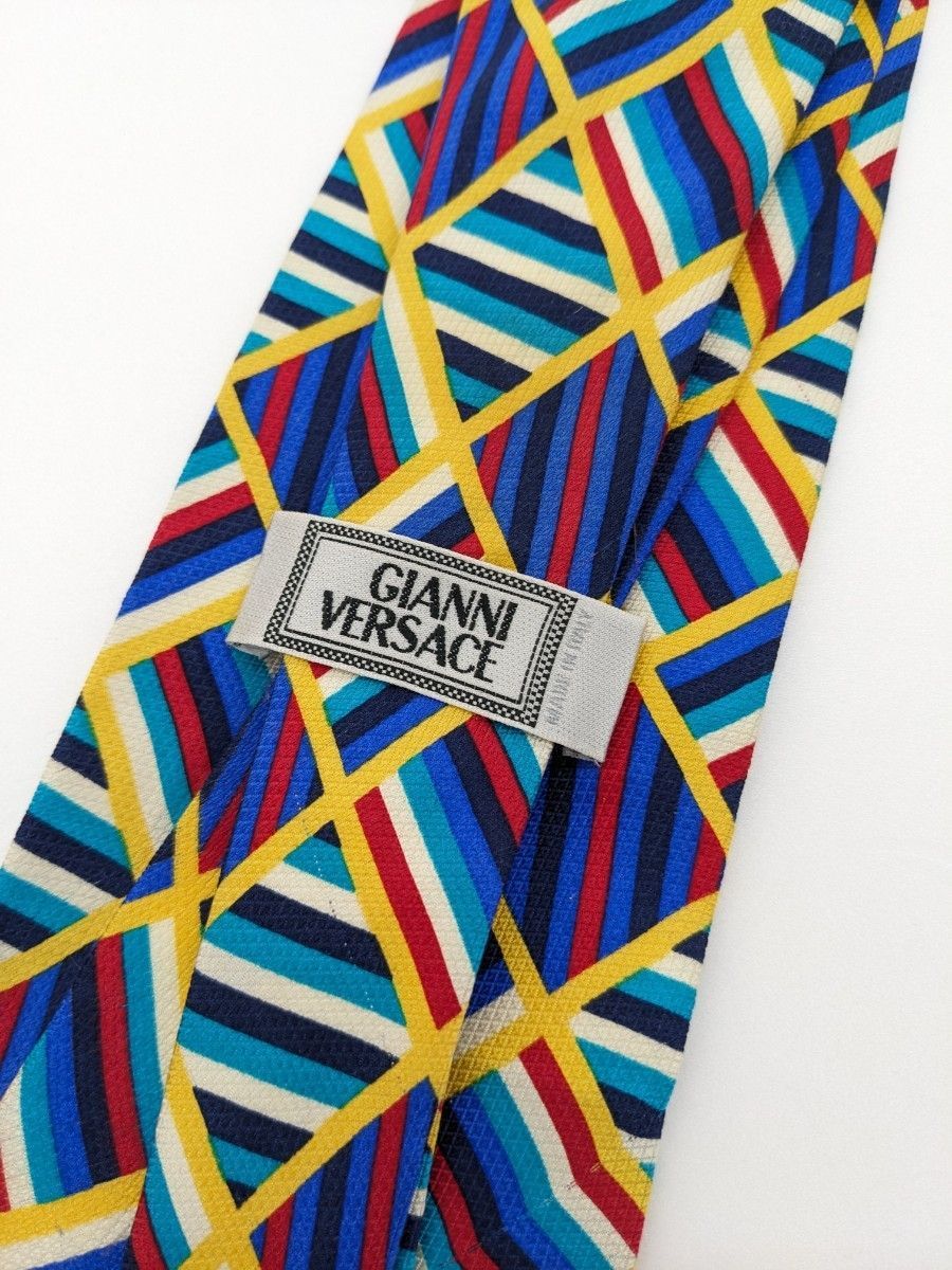 新品 VERSACE ヴェルサーチ ネクタイ マルチカラー VERSACネクタイ