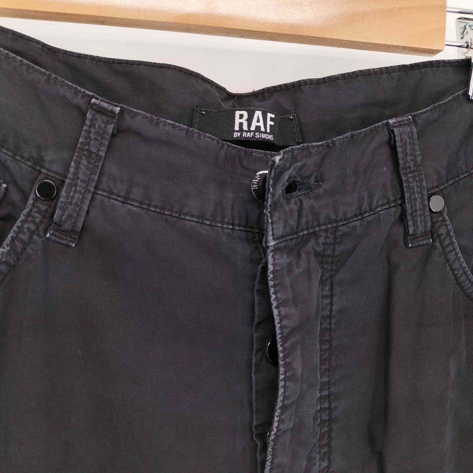 ラフバイラフシモンズ RAF BY RAF SIMONS Y2K 裾ジップ グランスキニー 