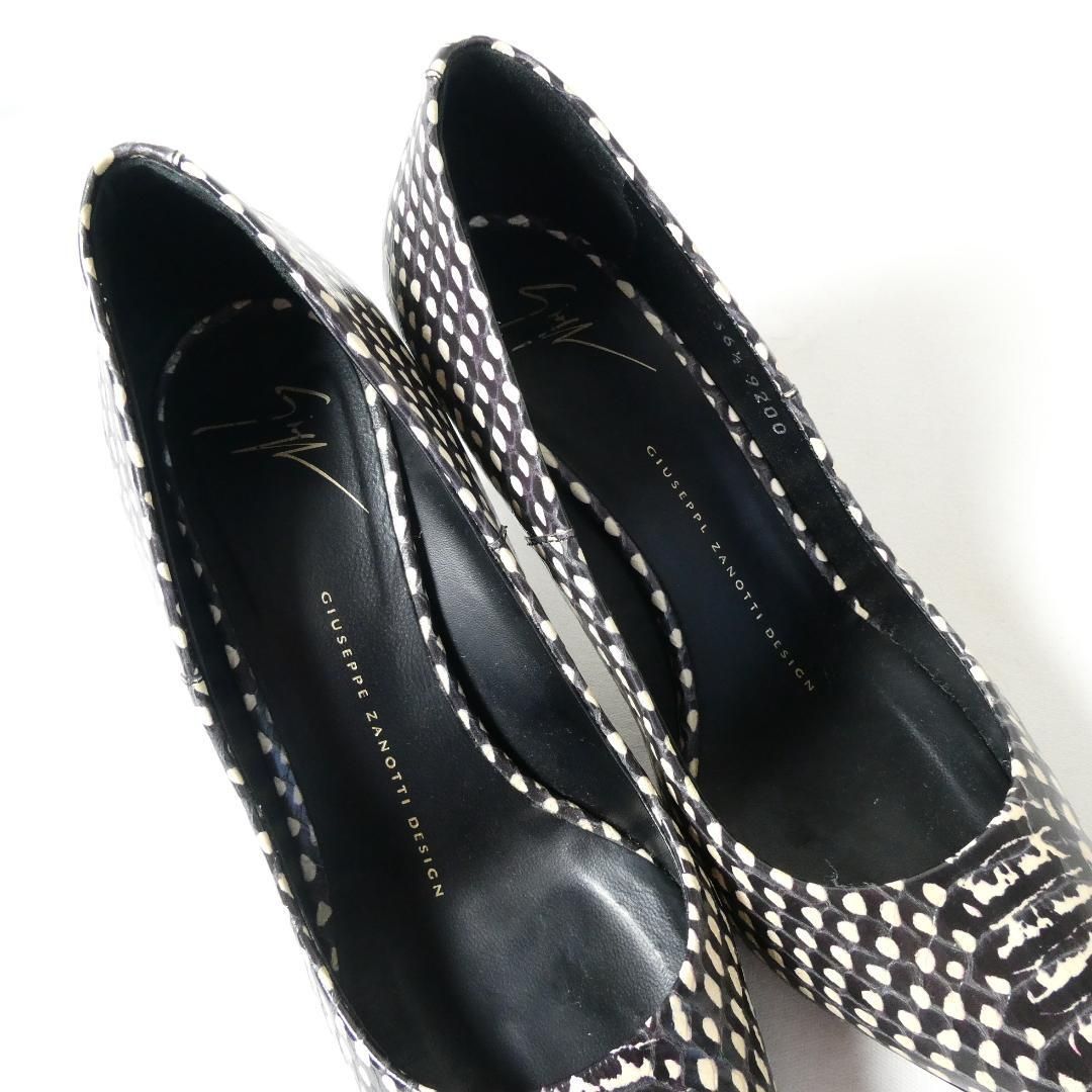 【値下げ】GIUSEPPE ZANOTTI ピンヒール【美品】 GIUSEPPE ZANOTTI DESIGN ジュゼッペザノッティー サイズ36.5 約23.5