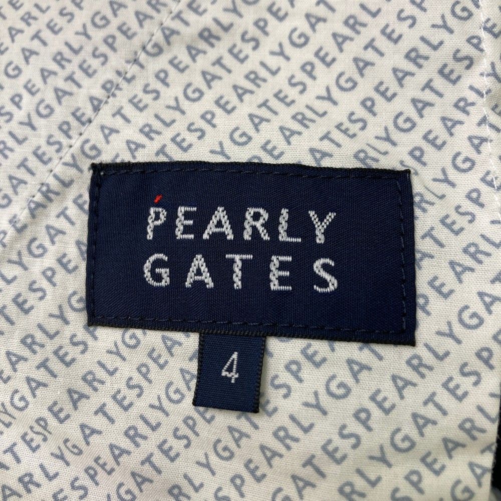 サイズ：4 PEARLY GATES パーリーゲイツ  パンツ ペイズリー柄 ネイビー系 [240101372455] ゴルフウェア メンズ ストスト サイズ：4 PEARLY GATES パーリーゲイツ パンツ ペイズリー柄