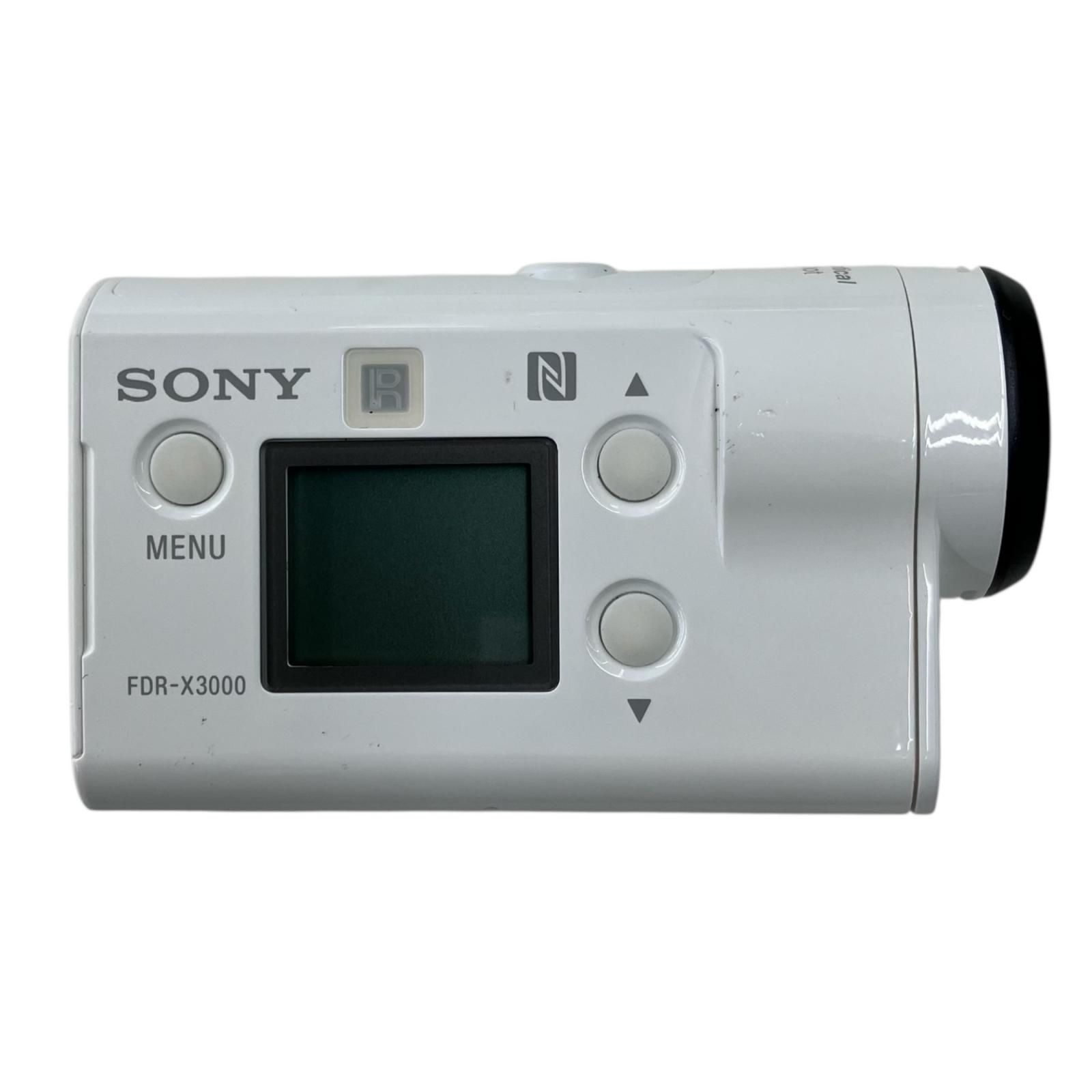 186000 現状品 SONY ソニー デジタル4Kビデオカメラレコーダー FDR-X3000 ホワイト ANARI_COM_TR