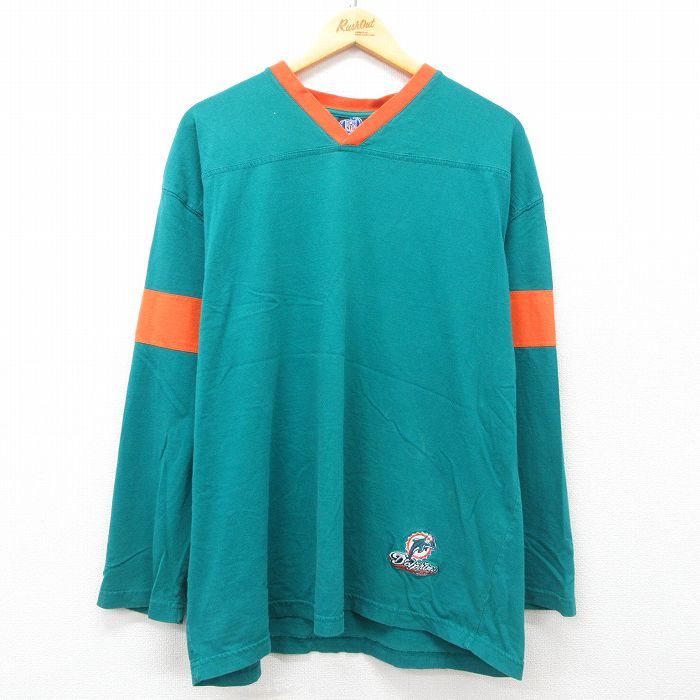 Russell 90s USA製 NFL アメフト マイアミドルフィンズ XL 90s USA製