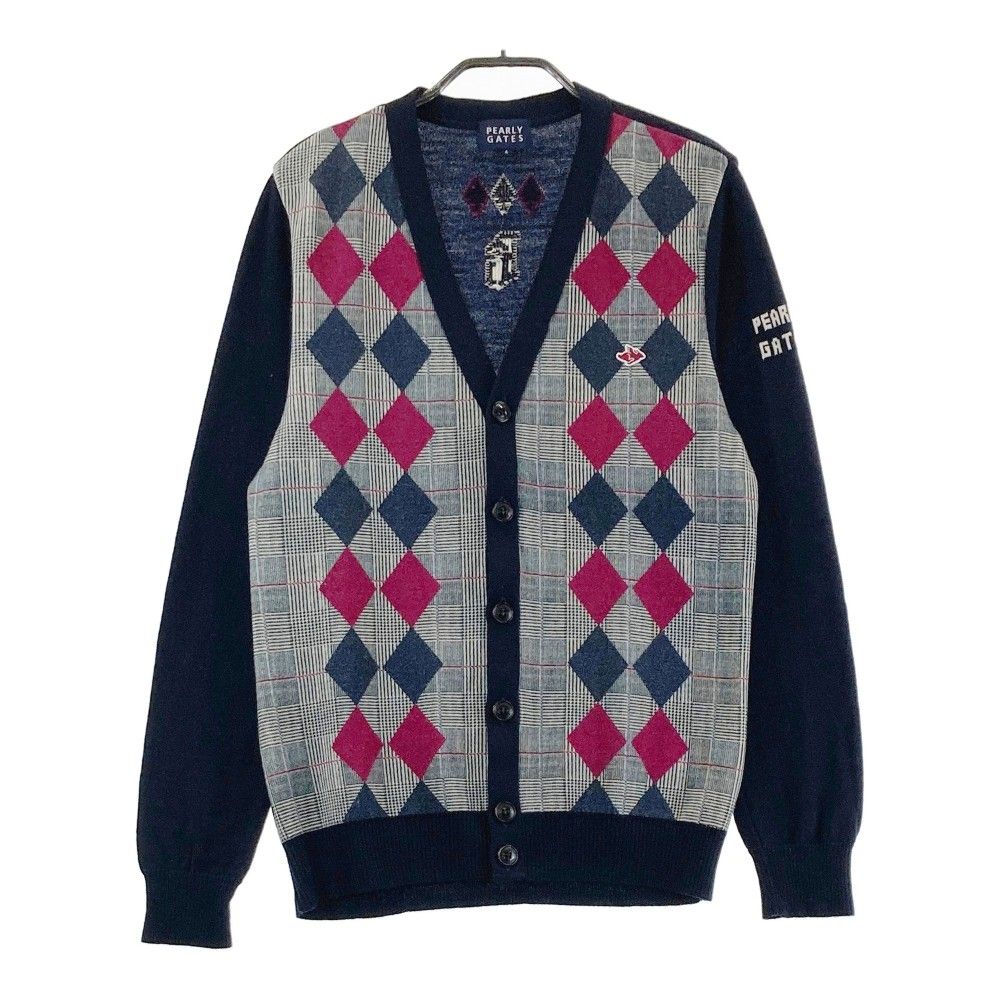 パーリーゲイツ PEARLY GATES カーディガン メンズ サイズ4 美品 高級