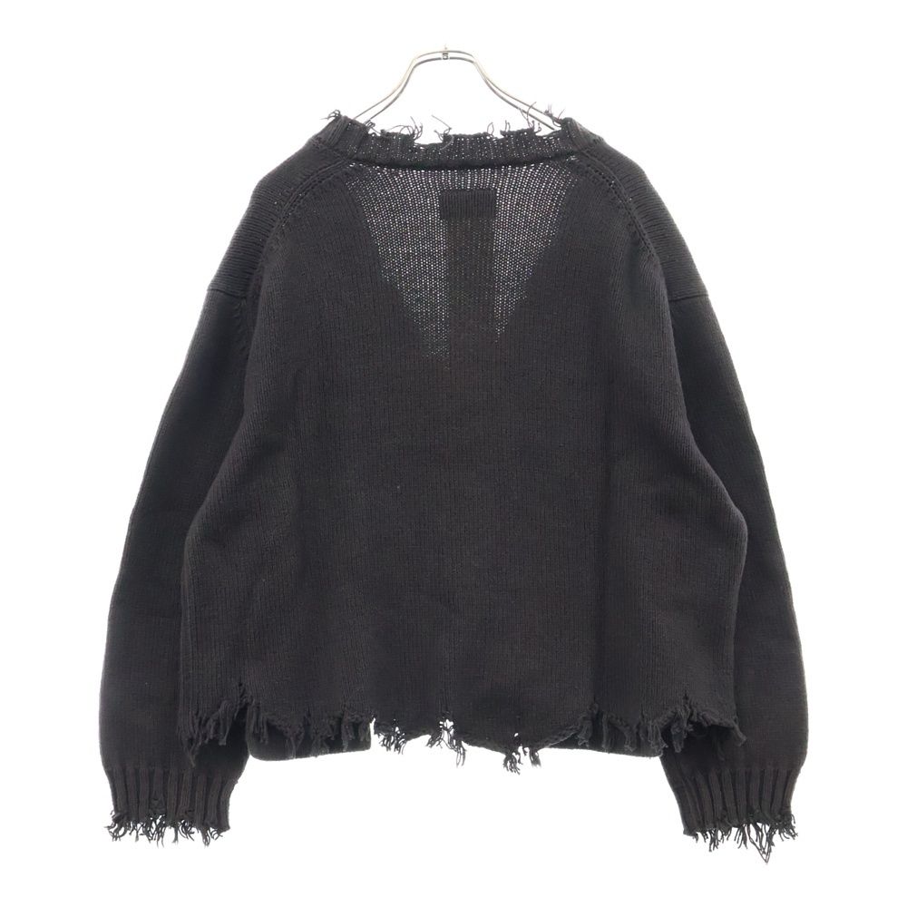 doublet (ダブレット) 23SS OVERSIZED CUT-OFF CARDIGAN DARK