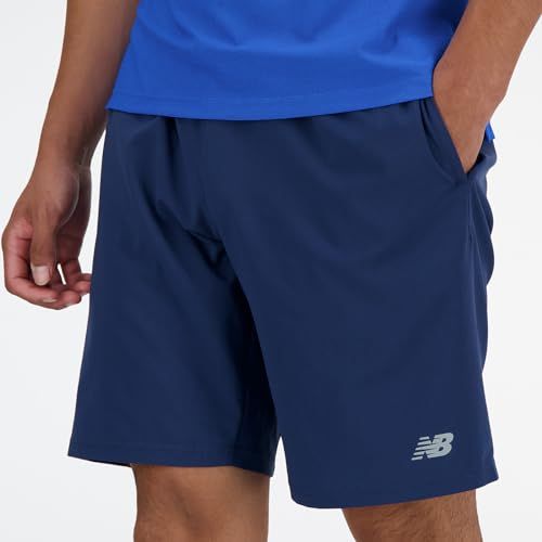 [ニューバランス] メンズ ショートパンツ 短パン Sport Essentials ショーツ 9インチ（インナー無し） (MS41247) ハーフパンツ NNY(NBネイビー)