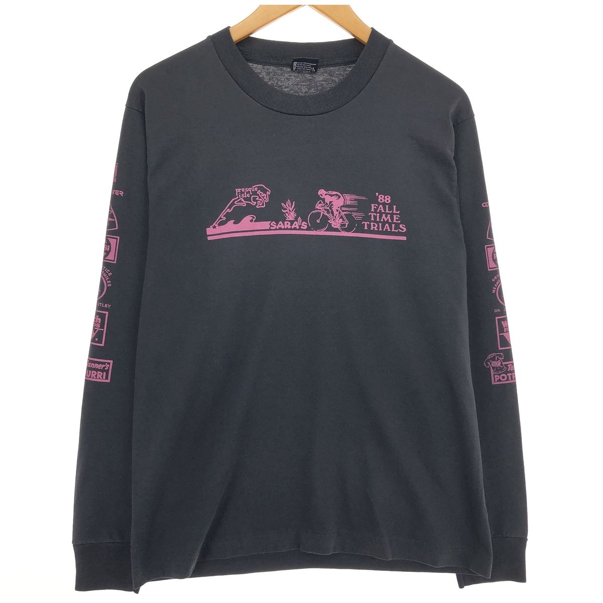 古着 80年代 スクリーンスターズ SCREEN STARS ロングTシャツ ロンT USA製 メンズL ヴィンテージ/eaa443562