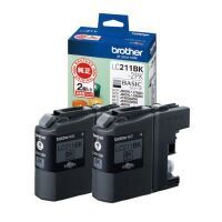 ブラザー純正インクＬＣ２１１ＢＫ－２ＰＫ ブラック２本 LC211BK-2PK【ブラザー】