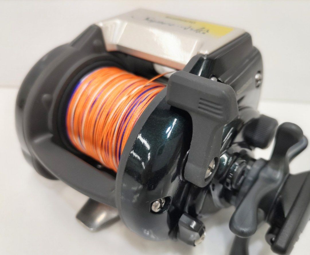 【釣人応援セール】【極美品】シマノ スーパー小船 1000 糸付き（01）船リール　船釣り　沖釣り　乗合船　ふかせ釣り　海上釣堀　胴突　マダイ　イサキ　ハマチ　ワラサ　アジ　サバ  タコ