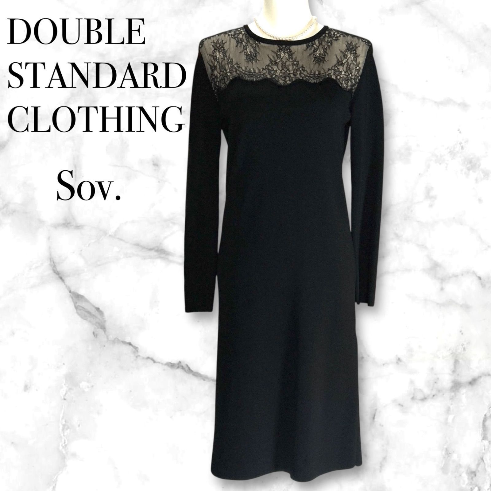 美品】DOUBLE STANDARD CLOTHING【Sov.】ワンピース 大人気❣️sov 