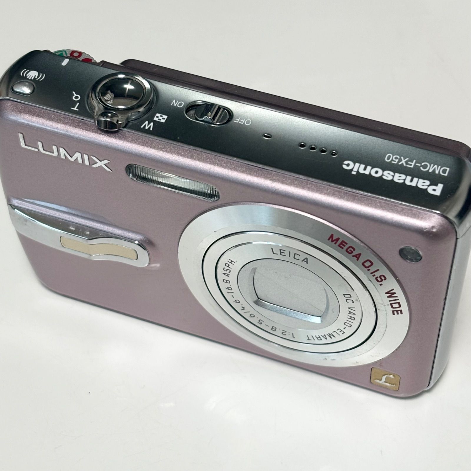 【送料無料】Panasonic/パナソニック/LUMIX/ルミックス/DMC-FX50/コンパクトデジタルカメラ/デジカメ/撮影/写真/ピンク/動作未確認/ジャンク品扱い