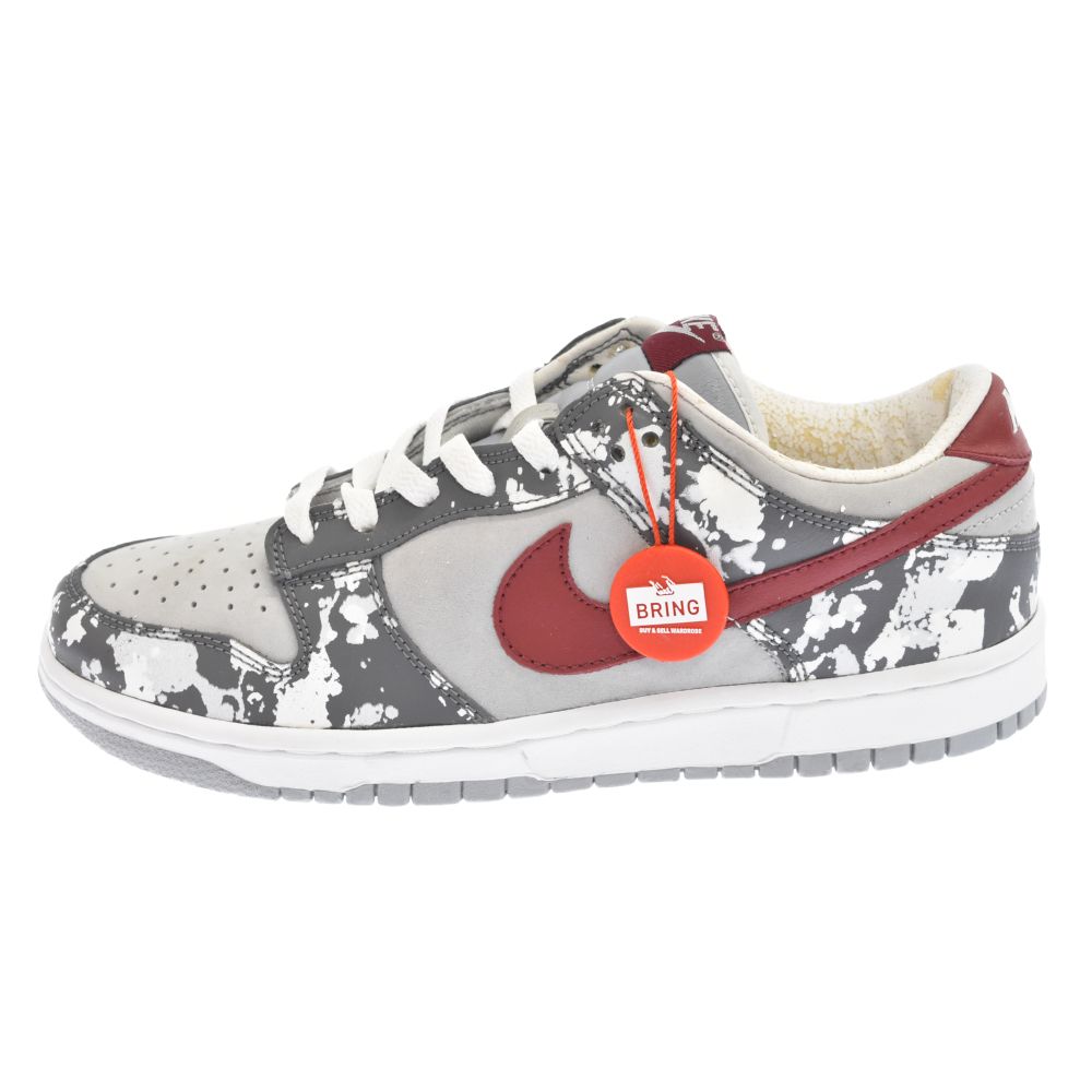 NIKE ナイキ DUNK LOW PREMIUM SPLATTER 305979-061 ダンクロープレミアムスプラッター ローカットスニーカー US8.5/26.5cm グレー