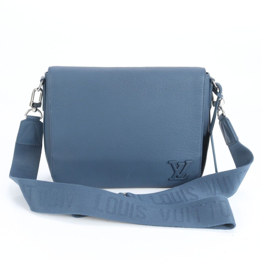 現行 ルイヴィトン RFID アエログラム テイクオフ メッセンジャー レザー ビジネス バッグ ショルダー A4 メンズ EEE CT23-4