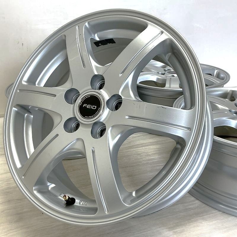 中古 15インチ アルミ FEID 社外 4本セット インプレッサ