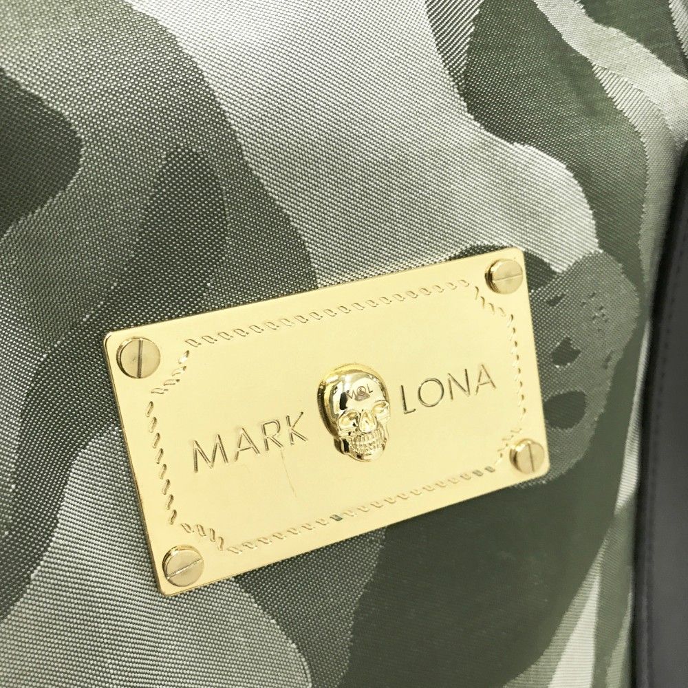 MARK&LONA マークアンドロナ ボストンバッグ カモフラ柄 グリーン系