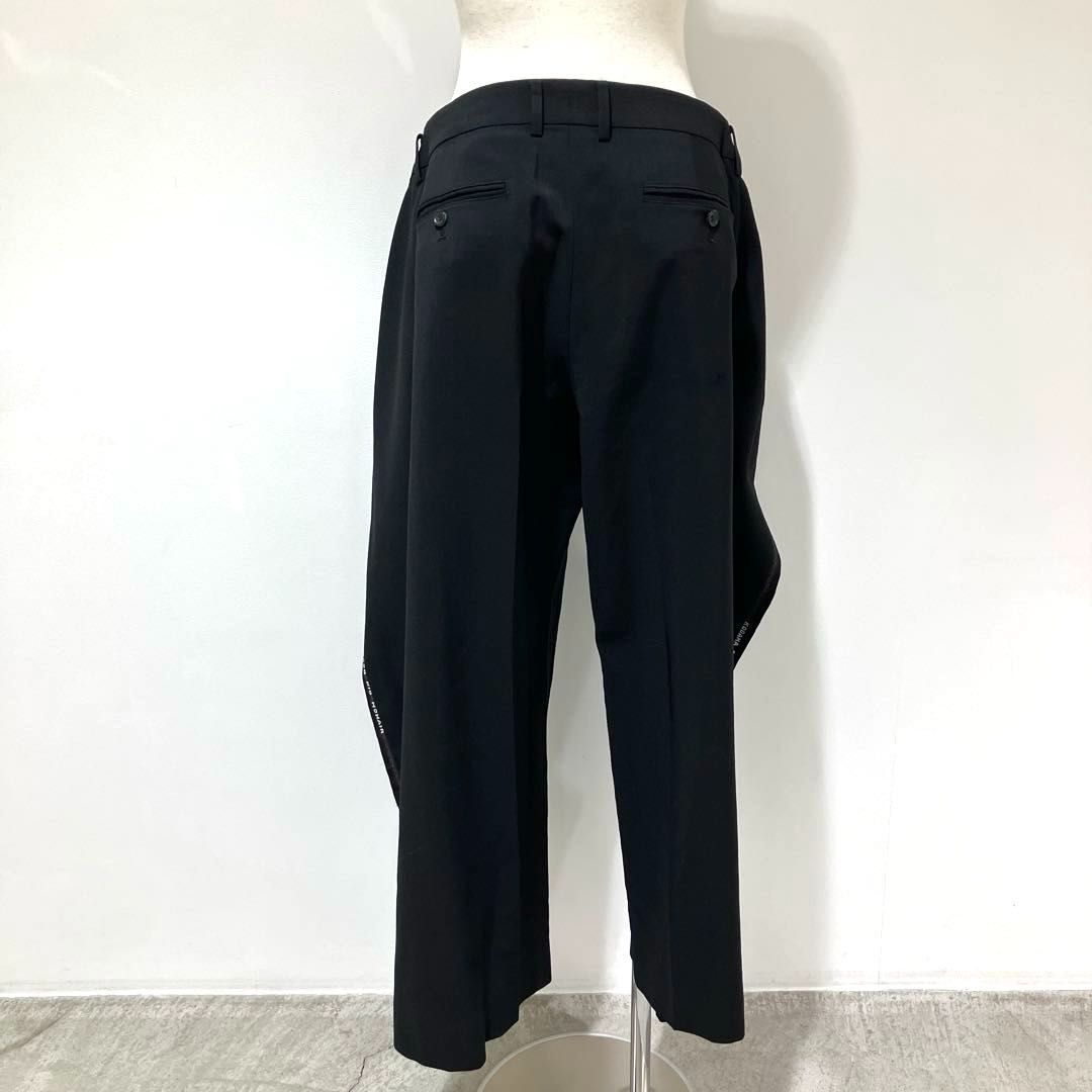 23AW コムコム　コムデギャルソン　バルーンワイドパンツ　黒　S  ウール 23AW コムコム コムデギャルソン バルーンワイドパンツ 黒 S