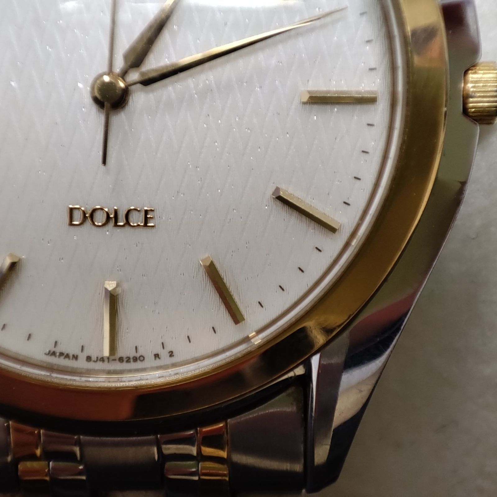 セイコー ドルチェ 8J41-6160 【稼働】 SEIKO セイコー DOLCE ドルチェ 8J41-6160 稼働品 三針 コンビ