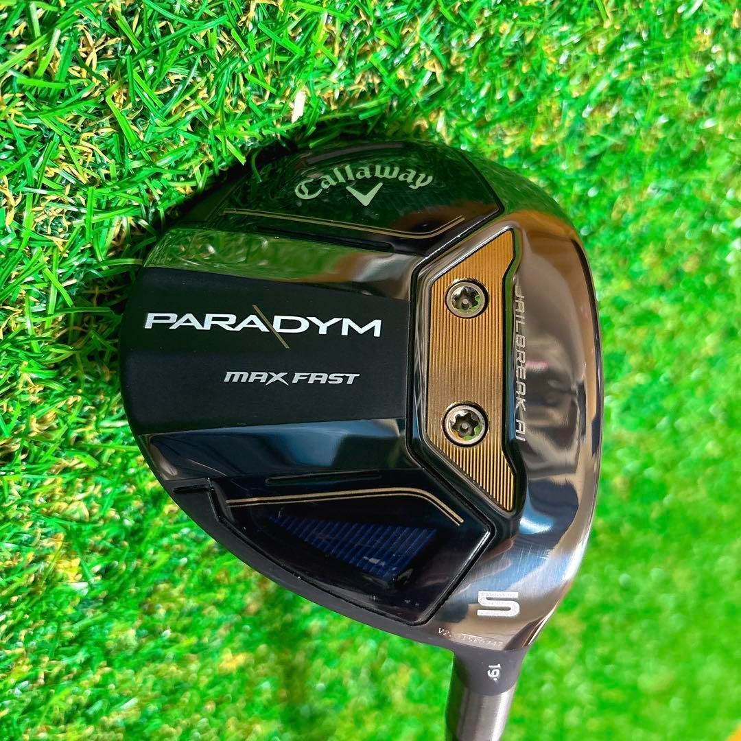 美品　屋外未使用　試打のみ　キャロウェイ　パラダイム　マックスファスト　5w S 美品 屋外未使用 試打のみ キャロウェイ パラダイム マックス