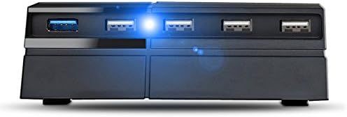 TNP PS4 USBハブ 5ポート USB 3.0 2.0 高速 拡張 ハブ 充電器 コントローラ アダプタ Sony Playstation 4用コネクタ PS4 ゲームコンソール プレイステーション4