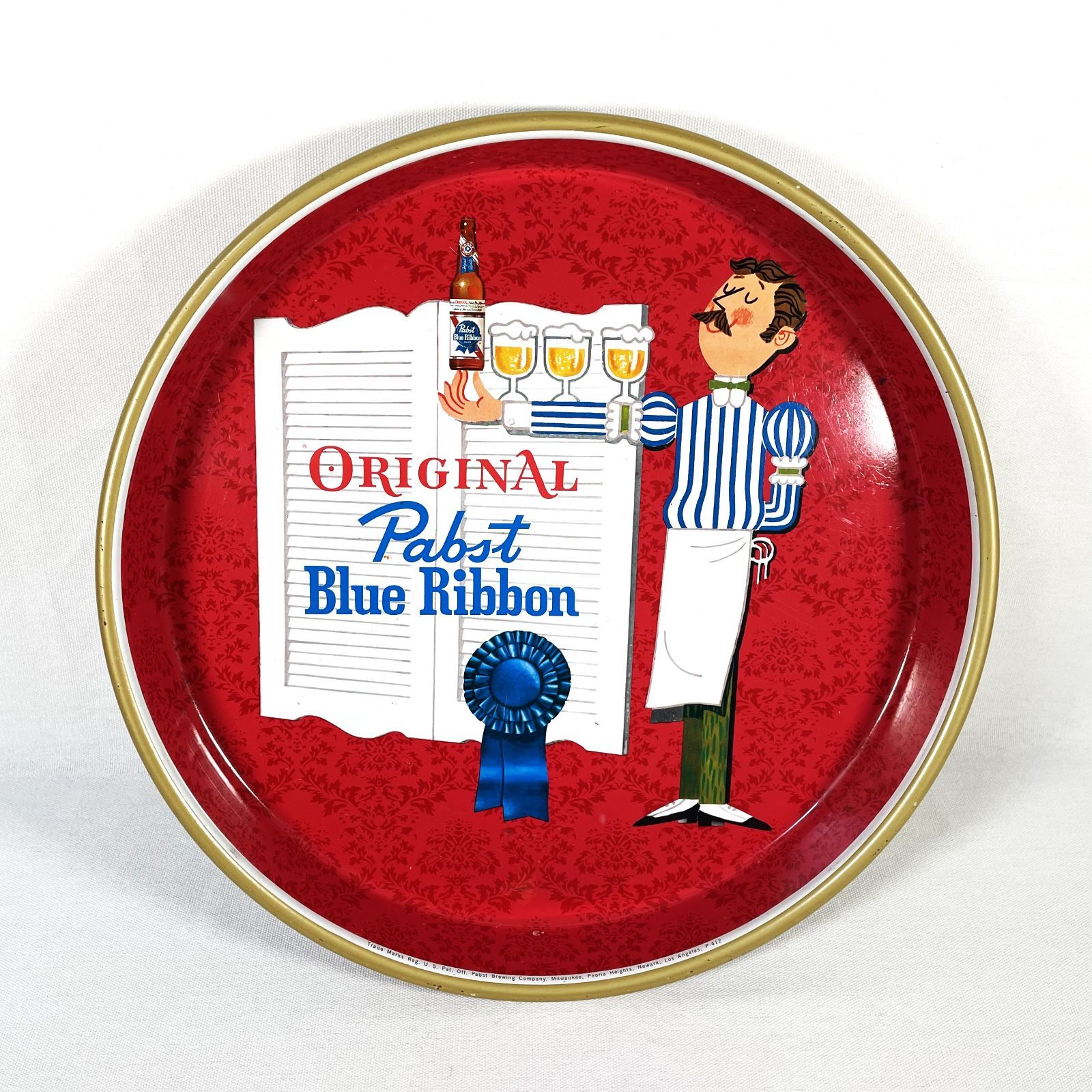 ビンテージ Pabst Blue Ribbon パブストブルーリボンサイン 看板 