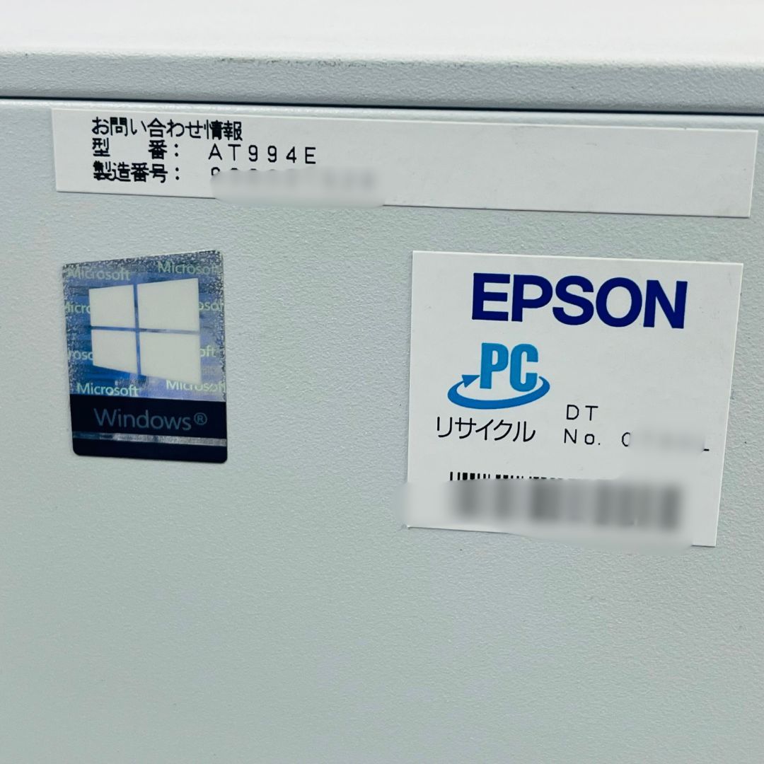 EPSON Endeavor AT994E Core i3 8100 Win11 中古 - メルカリ