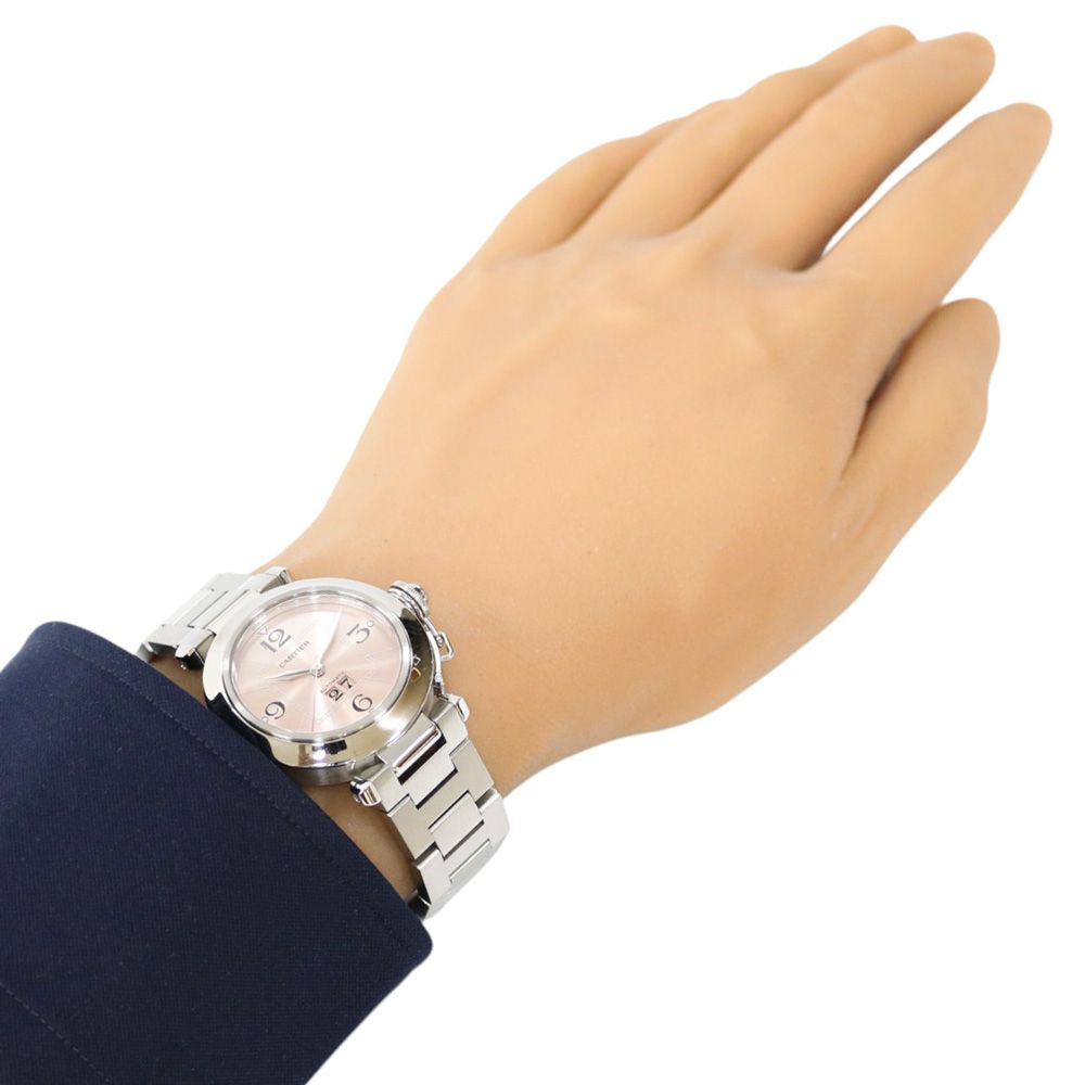 カルティエ パシャ ビッグデイト 腕時計 時計 ステンレススチール 自動巻き ユニセックス 1年保証 CARTIER カルティエ