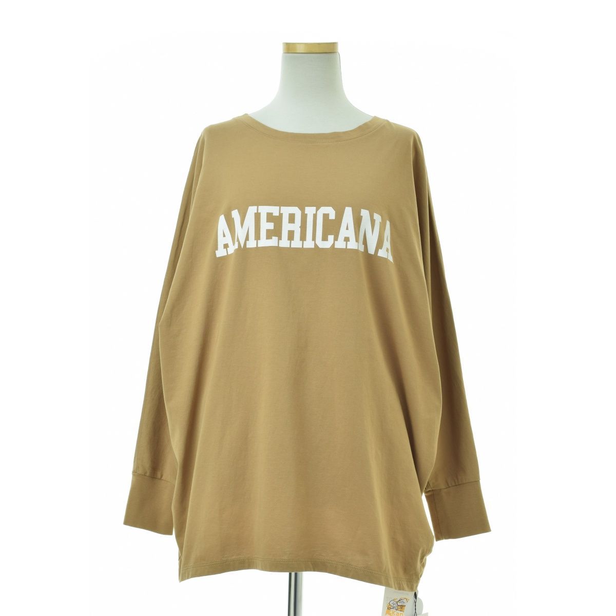 【MICA&DEAL × Americana / マイカアンドディール × アメリカーナ】0122309230 ドルマン プルオーバー長袖Tシャツ