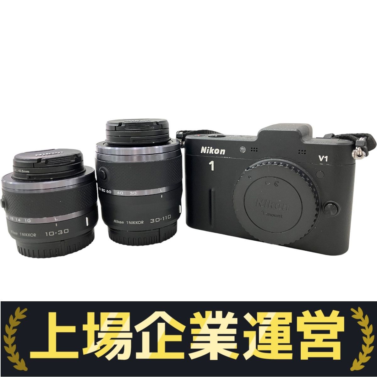 ジャンク品|Nikon 1 V1+10-30mmレンズセット Nikon 1 V1 1 NIKKOR 10-30mm 1:3.5-5.6 VR 30-110mm 1:3.8-5.6