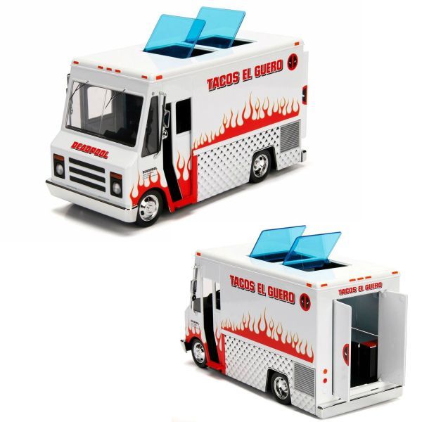 1:24 Hollywood Rides Deadpool Taco Truck with Deadpool Figure