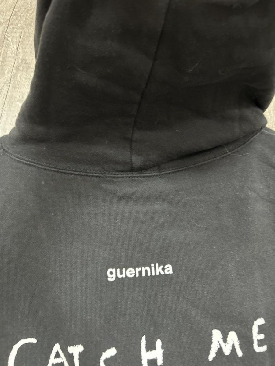 ゲルニカ バックスバニー ユニセックス ペイント プルオーバー パーカー sizeXXL|黒 ◆ ◎メンズ