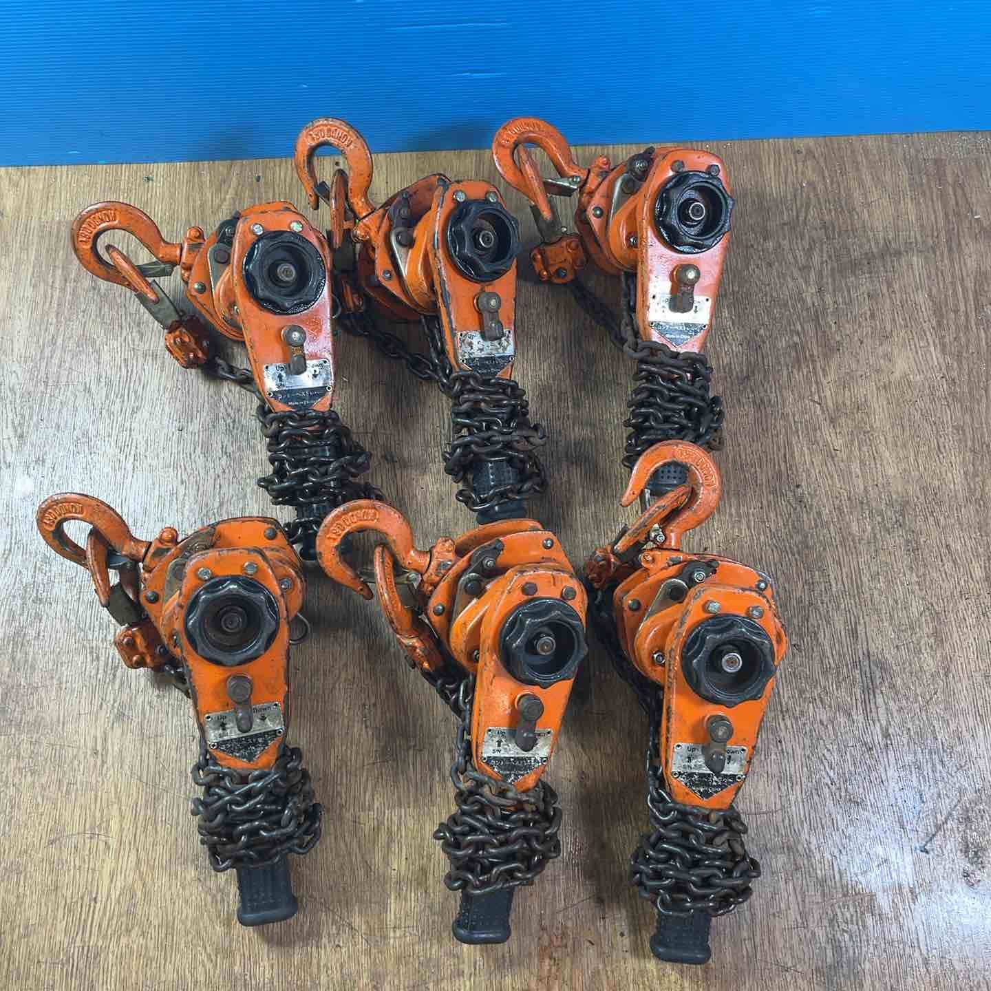 コンドーテック 0.8tレバーホイスト KC-0.8 6点まとめ レバーブロック 800kg 岩槻店