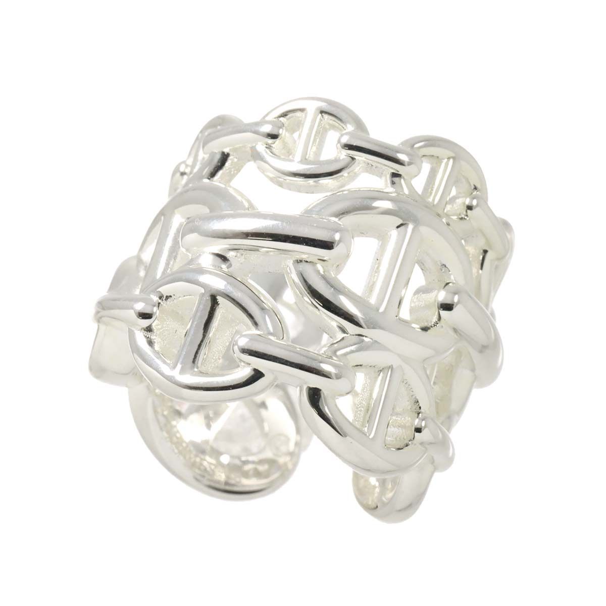 HERMES シェーヌダンクル リング エルメス HERMES シェーヌダンクル アンシェネ GM #46 リング SV