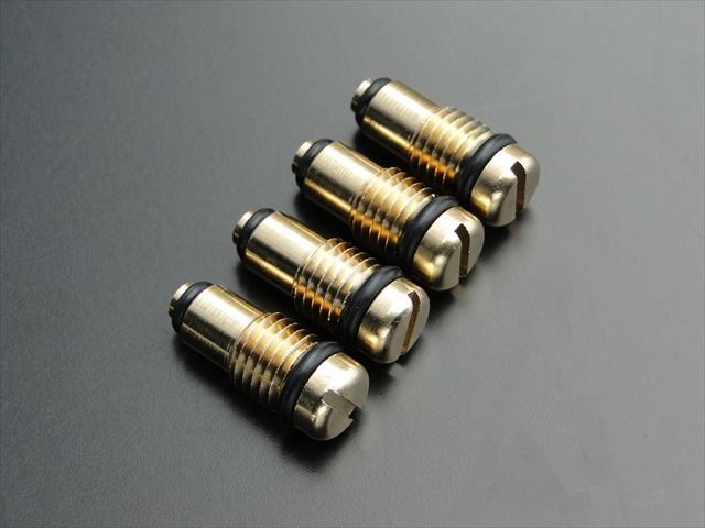パーツ Z400FX/Z250FT/Z400J/Z550FX/Z1-R/KZ900 Z400FX/Z550FX/Z400J 純正キャブ用アルミ削り出しロングアルミ