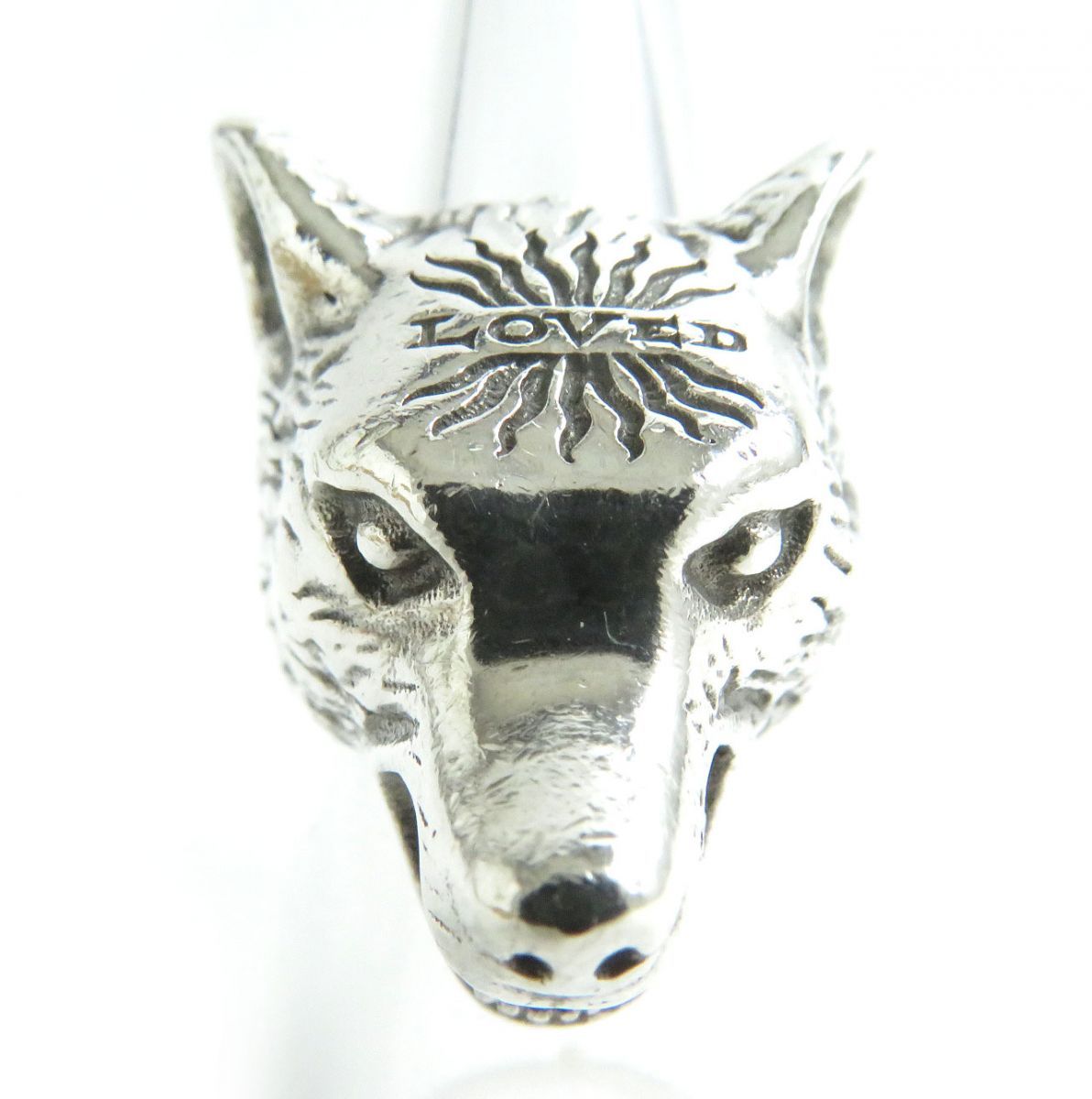美品△グッチ ANGER FOREST Wolf head アンガーフォレスト ウルフ 