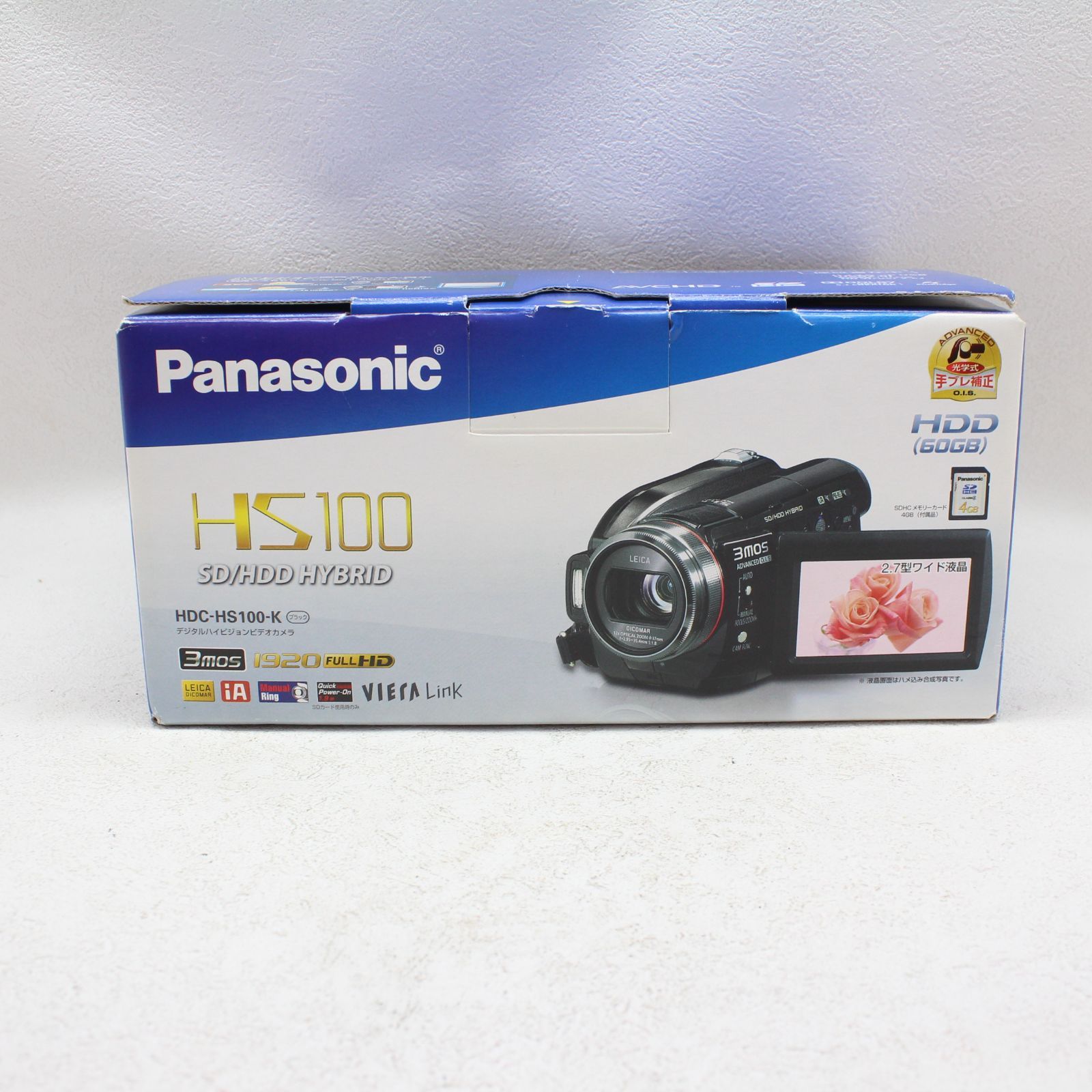 □中古 Panasonic HDC-HS100 ✙ 純正DVDバーナーのセット - メルカリ