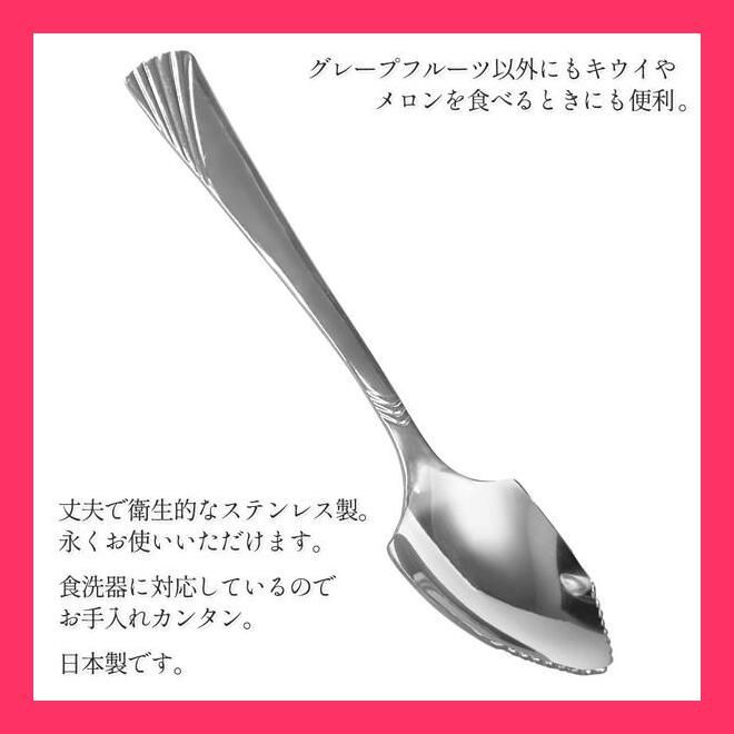 ☆売れ筋☆ グレープスプーン 5本セット ステンレス 日本製 13.7