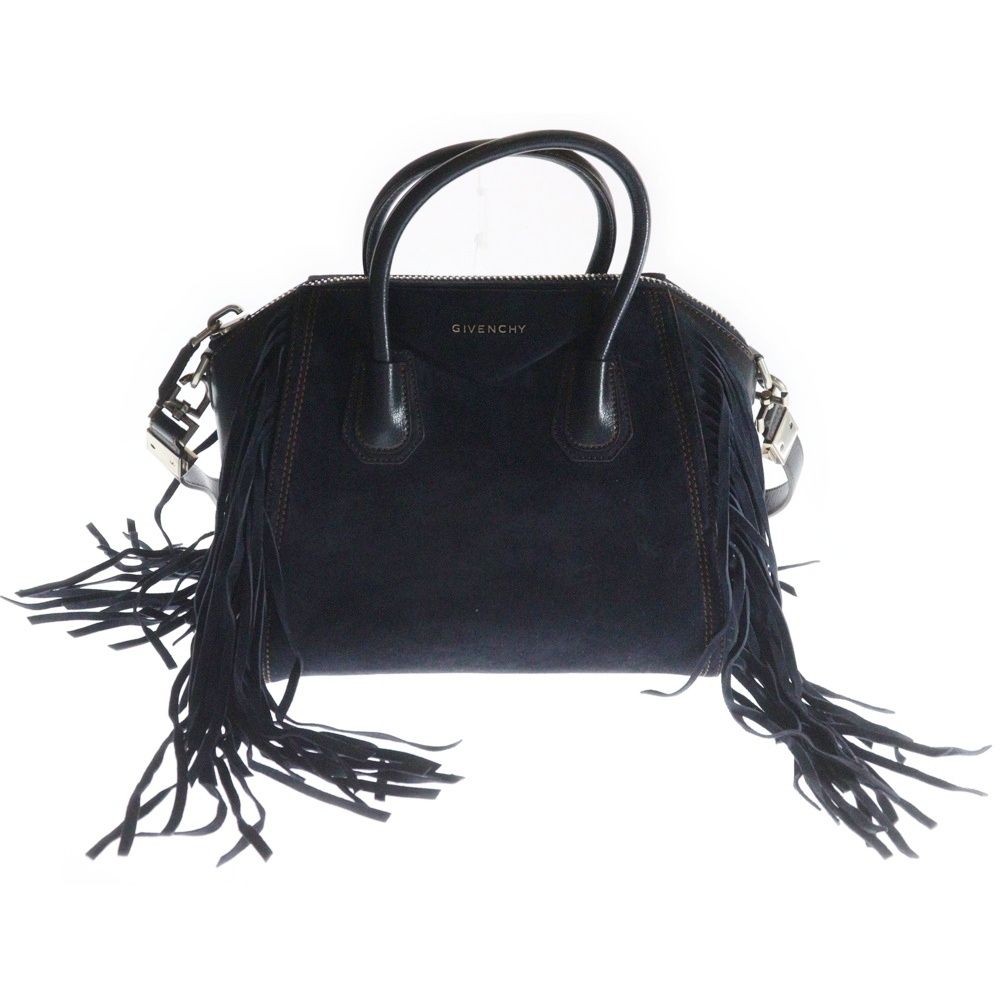 GIVENCHY ジバンシー 2wayバッグ ネイビー ジバンシー レザー 2way