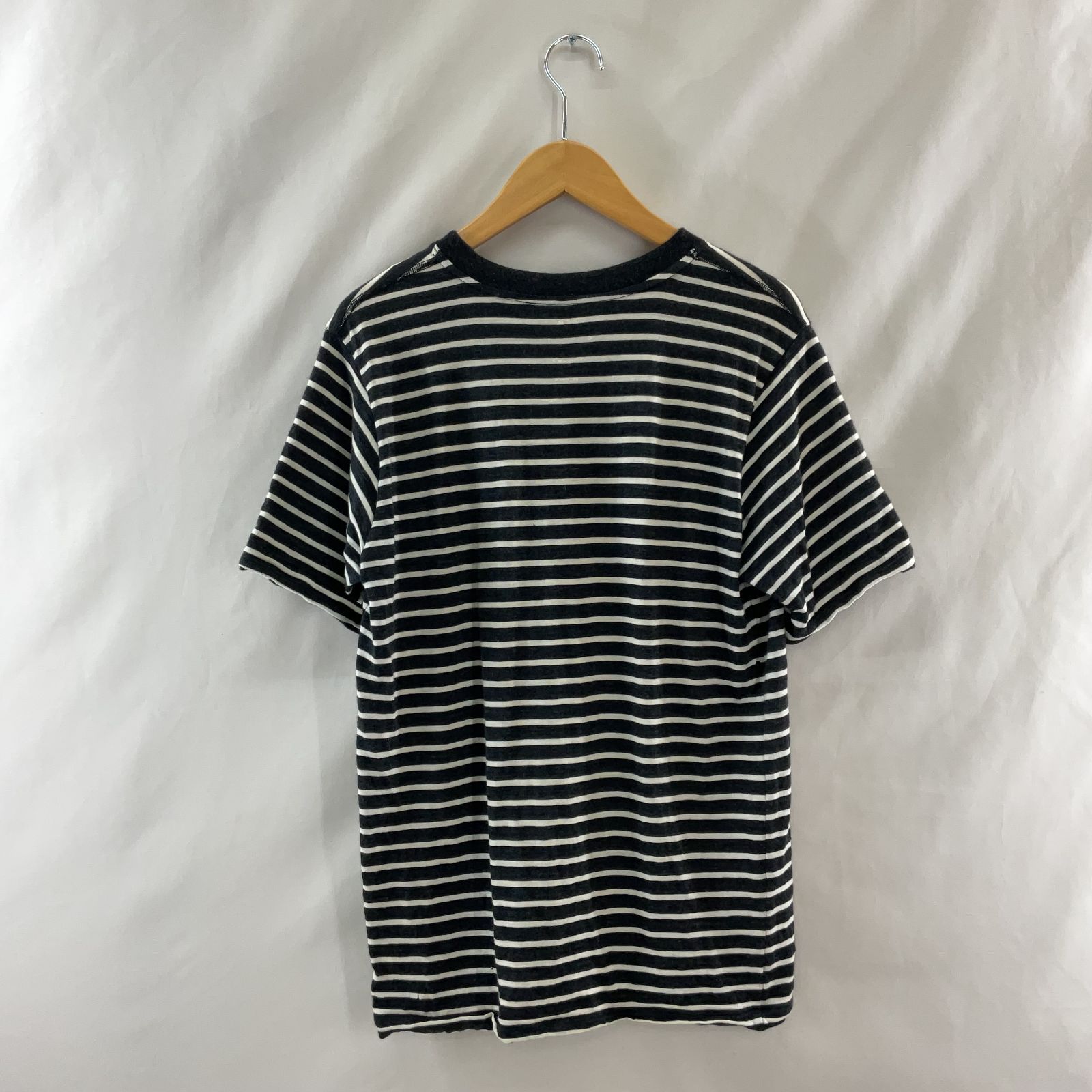 山と道 (ヤマトミチ) Merino Henry T-shirt stripe メリノ